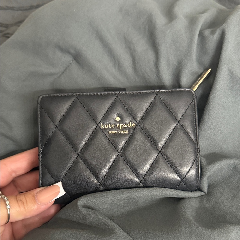 Kate Spade Quilted Black Wallet